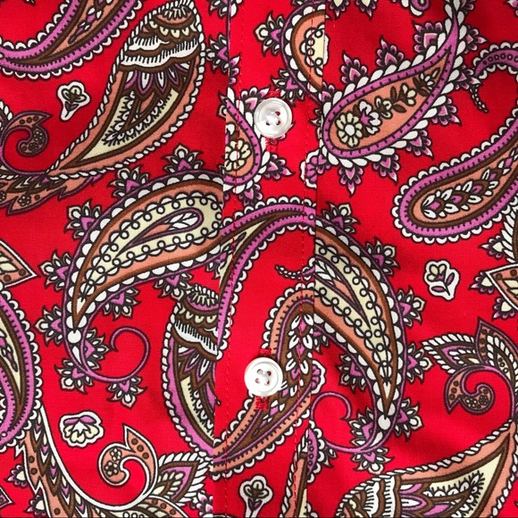 Lands’ End No Iron Supima Button Down Top, EUC, 10P - Picture 5 of 14